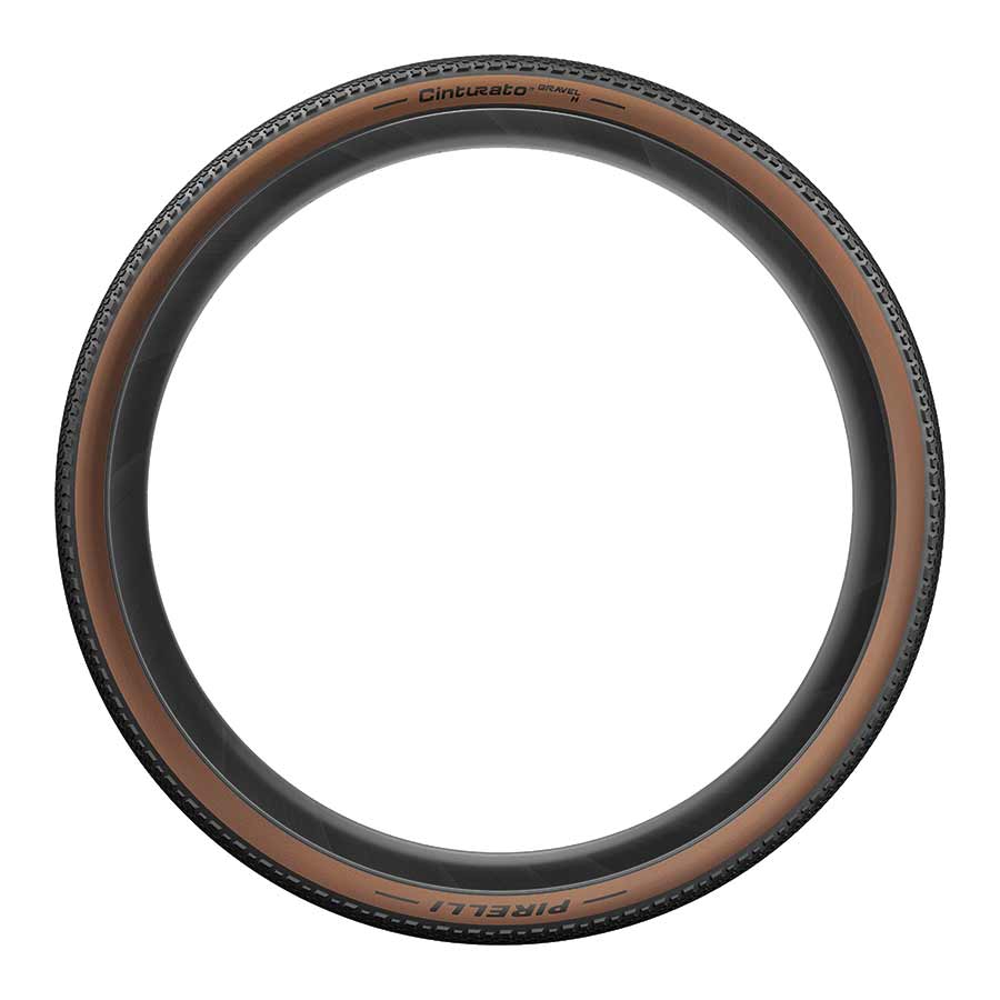 Pirelli, Cinturato Gravel H, Gravel Tire, 700x40C, Folding, Tubeless Ready, SpeedGrip, 127TPI, Tanwall