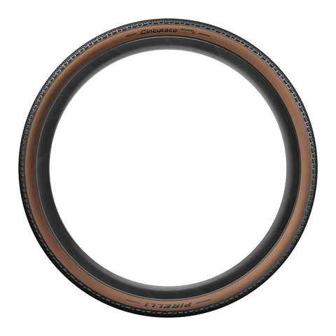 Pirelli, Cinturato Gravel H, Gravel Tire, 700x40C, Folding, Tubeless Ready, SpeedGrip, 127TPI, Tanwall