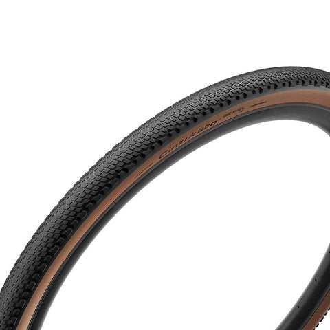 Pirelli, Cinturato Gravel H, Gravel Tire, 700x40C, Folding, Tubeless Ready, SpeedGrip, 127TPI, Tanwall