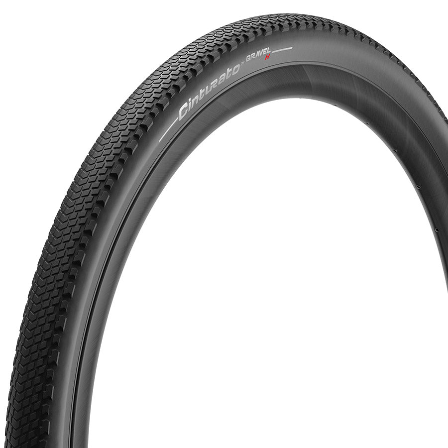 Pirelli, Cinturato Gravel H HP-Line, Gravel Tire, 700x40C, Folding, Tubeless Ready, SmartEVO GR, ProWALL Gravel, 120TPI, Black