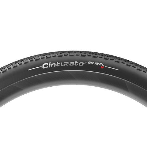 Pirelli, Cinturato Gravel H P-Line, Gravel Tire, 700x35C, Folding, Tubeless Ready, SpeedGrip, TechWALL, 60TPI, Black