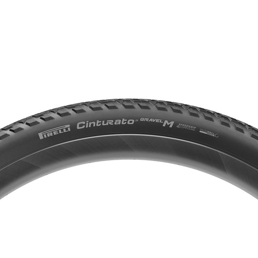 Pirelli, Cinturato Gravel M P-Line, Gravel Tire, 700x35C, Folding, Tubeless Ready, SpeedGrip, TechWALL, 60TPI, Black 900