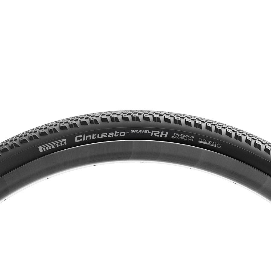 Pirelli, Cinturato Gravel RH P-Line, Gravel Tire, 700x40C, Folding, Tubeless Ready, SpeedGrip, TechWALL, 60TPI, Black