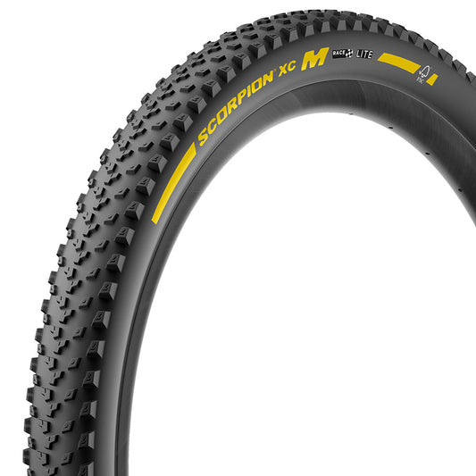 Pirelli, Scorpion Race XC M, Mountain Tire, 29x2.4, Folding, Tubeless Ready, Race XC Compound, Lite, 120TPI, Black 900