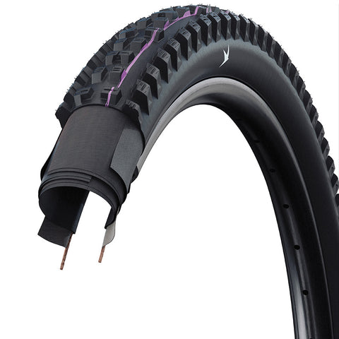 Schwalbe, Tacky Chan Gravity Pro, Mountain Tire, 29x2.40, Folding, Clincher, Ultra Soft, Gravity Pro - Diagonal, 2x67TPI, Black