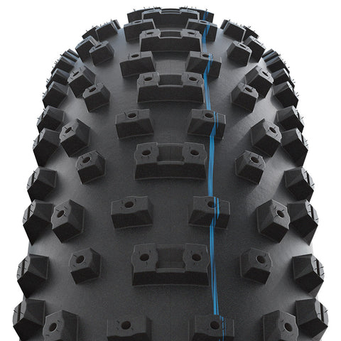 Schwalbe, AL Mighty, Mountain Tire, 26x4.80, Folding, Clincher, Addix Speedgrip, SnakeSkin, 67TPI, Black
