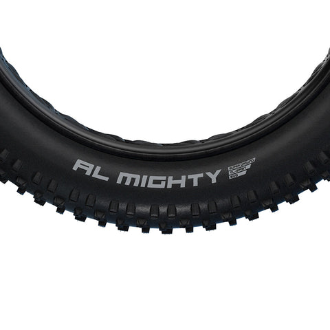 Schwalbe, AL Mighty, Mountain Tire, 26x4.80, Folding, Clincher, Addix Speedgrip, SnakeSkin, 67TPI, Black