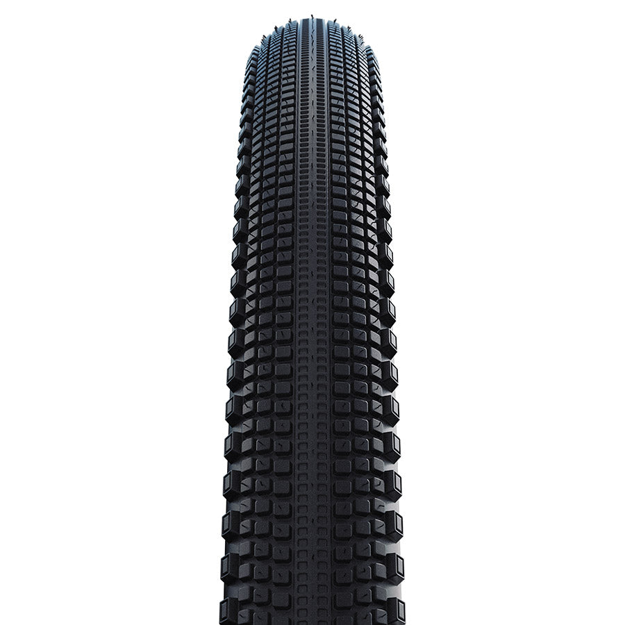 Schwalbe, G-One Comp Plus, Gravel Tire, 700x35C, Wire, Clincher, GreenCompound, PunctureGuard, Reflex, 50TPI, Black