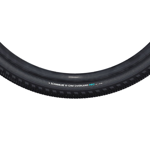 Schwalbe, G-One Overland Pro, Gravel Tire, 700x40C, Folding, Clincher, Addix Speedgrip, 67TPI, Black