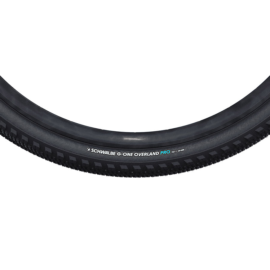 Schwalbe, G-One Overland Pro, Gravel Tire, 700x40C, Folding, Clincher, Addix Speedgrip, 67TPI, Black