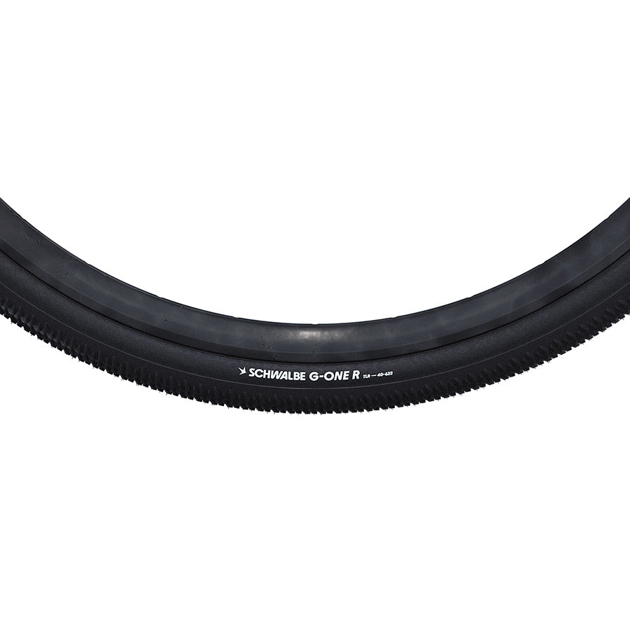 Schwalbe, G-One R Perf, Gravel Tire, 700x35C, Folding, Clincher, Addix Green, RaceGuard, 67TPI, Black