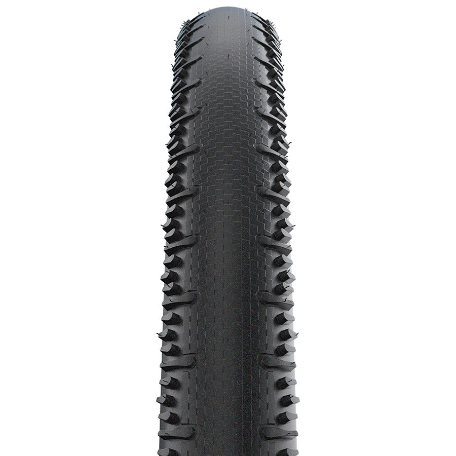 Schwalbe, G-One RS Perf, Gravel Tire, 700x35C, Folding, Clincher, Addix Green, RaceGuard, 67TPI, Black