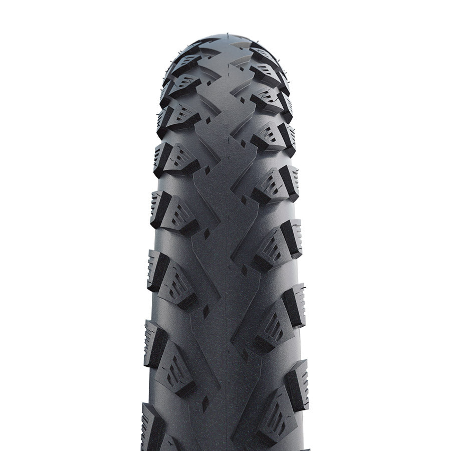 Schwalbe, Land Cruiser Plus, Mountain Tire, 27.5x2.00, Wire, Clincher, GreenCompound, TwinSkin, Reflex, 50TPI, Black