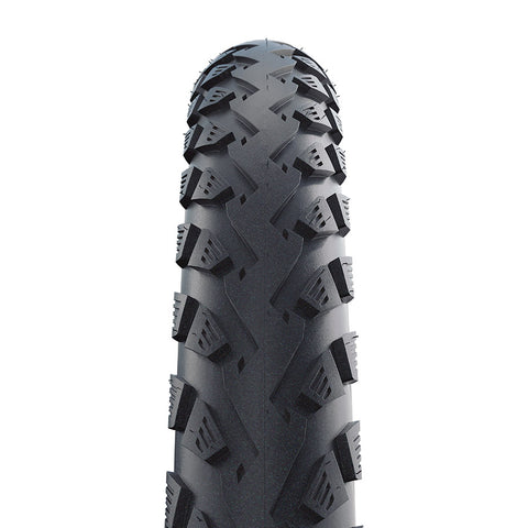 Schwalbe, Land Cruiser Plus, Mountain Tire, 27.5x2.00, Wire, Clincher, GreenCompound, TwinSkin, Reflex, 50TPI, Black