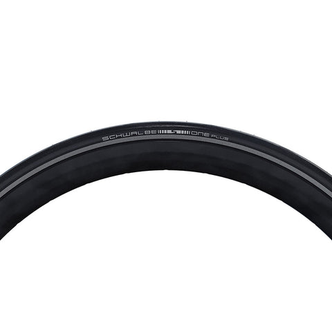 Schwalbe, One Plus Perf, Road Tire, 700x23C, Wire, Clincher, Addix, SmartGuard, TwinSkin, 67TPI, Black