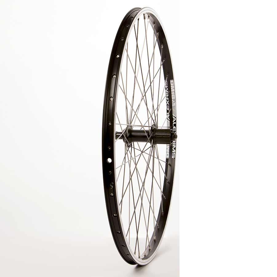Wheel Shop - Double Wall - 26" - Alex DM18 Black/Stainless Silver Wheels _ Unite - B1keparts.com