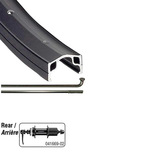 Wheel Shop - 29''/700C Alex Rims Single Wall Disc Brake Wheels _ Unite - B1keparts.com