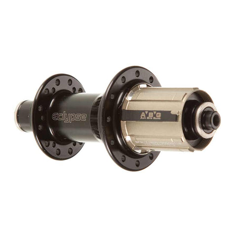 (IU) Eclypse, Novatec, F482SB/A-11S, Road hub, 24H, Rear, 130mm, 10mm axle, QR, Black, 11sp, Cassette