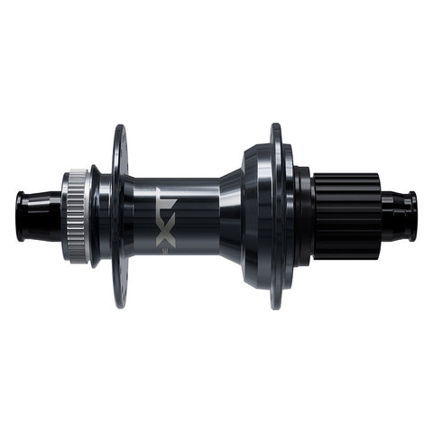 Shimano, Deore XT FH-M8210-B, Disc Hub, Rear, 32H, 12mm TA, 148mm, Shimano MTB 12, Black, EFHM8210BB