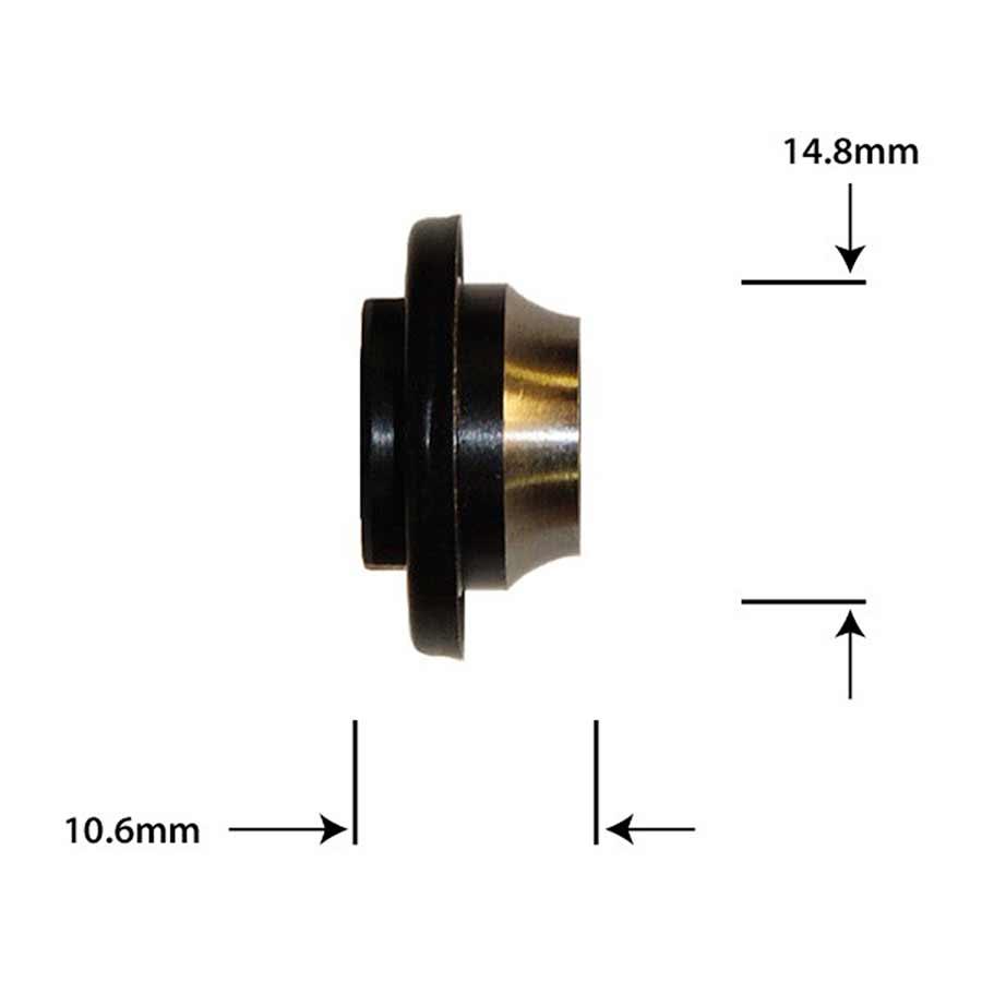 Wheels Manufacturing - Front Cones (Left/Right) Hub Cones _ Unite - B1keparts.com
