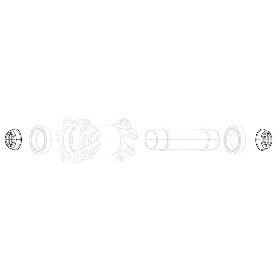 SRAM - Conversion Caps Hub/Rim Parts and Accessories _ Unite - B1keparts.com