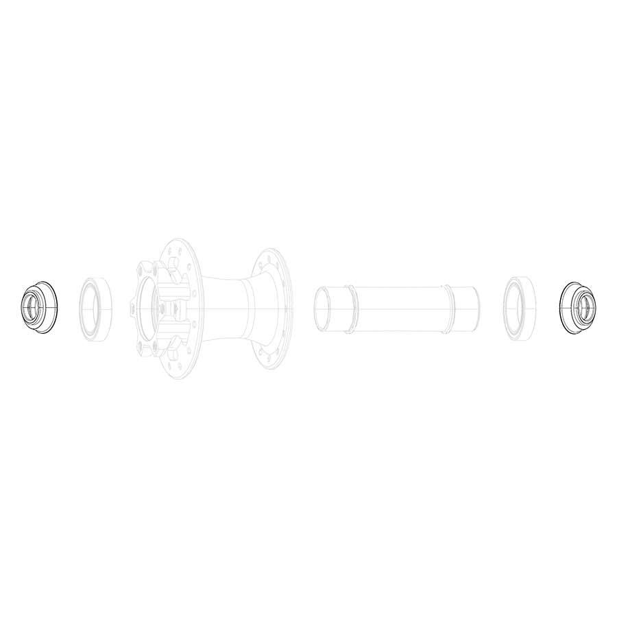 SRAM - Conversion Caps Hub/Rim Parts and Accessories _ Unite - B1keparts.com