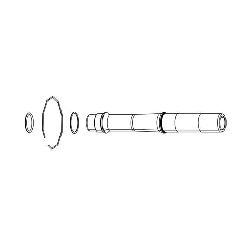 Zipp - ZM900 Axle Kit Hub Axles and Nuts _ Unite - B1keparts.com