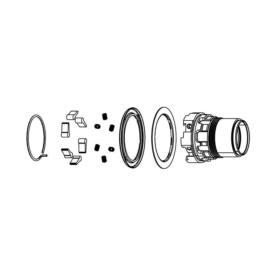 Zipp - ZM2 SL Freehub Freehub Bodies _ Unite - B1keparts.com