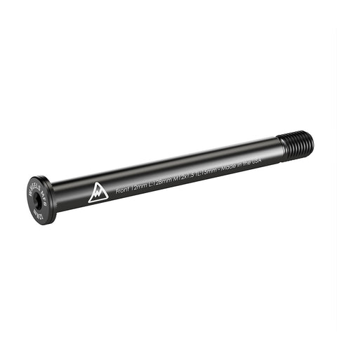 Wheels Manufacturing, Front 12mm Thru Axle, Thru Axle, Front, 12x100mm TA, Length: 118mm, Thread Length: 12mm, Thread Pitch: M12x1.50
