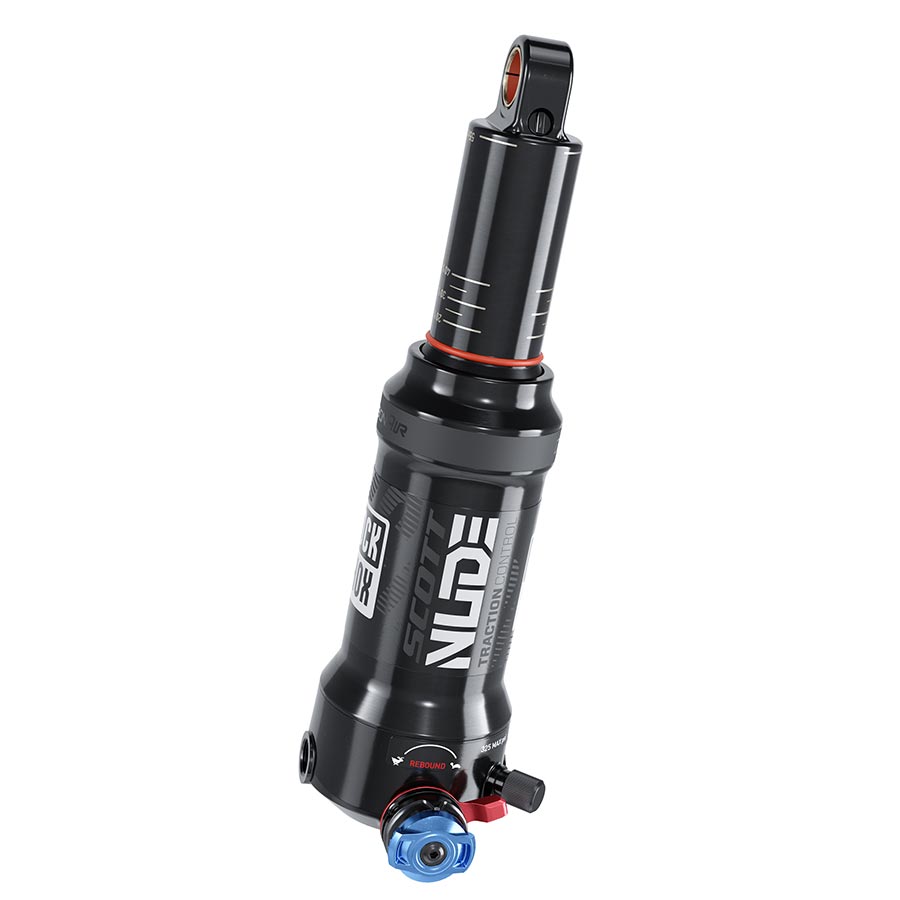 Deluxe Nude RLC3 Rear Shock, MReb/MComp, 430lb Lockout Force, Shaft: Trunnion, Body: Standard