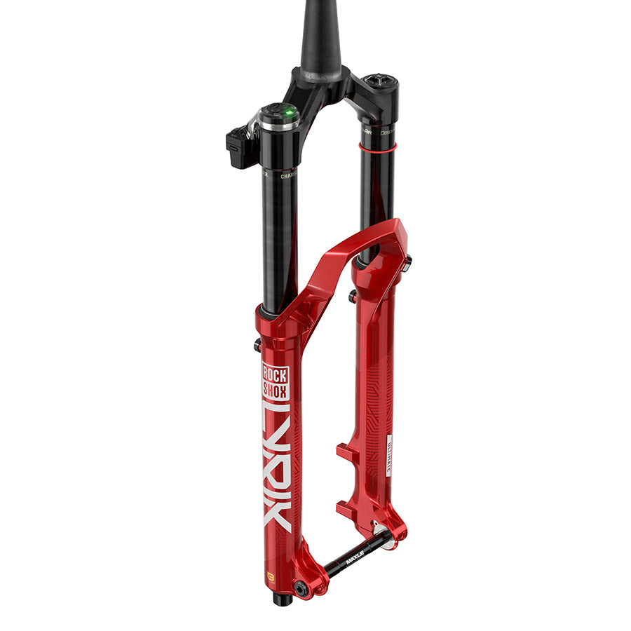 RockShox, Lyrik Ult Flight Attendant A3, Suspension Fork, 29'', DebonAir+ W/ButterCups, 160mm, 1-1/8''-1.5'', 15x110mm TA, Rake: 44mm, Red, Remote: Sold Separately