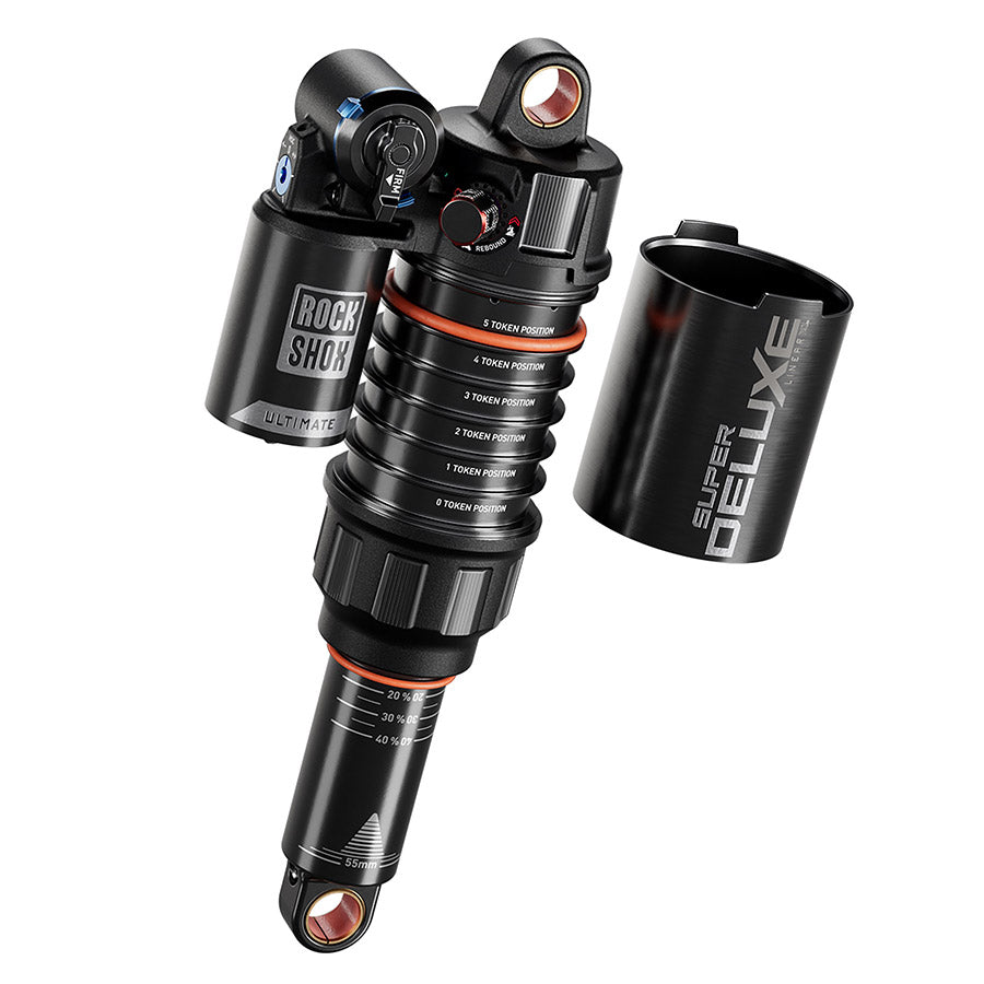 RockShox, Super Deluxe Ultimate D1, Rear shock, 190x45, Shaft Eyelet: Standard, Body Eyelet: Standard, Token Loc 2, Reb55/Comp34, Lockout 45