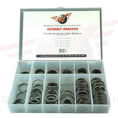 Wheels Manufacturing - Gloss Carbon Spacer Headset Spacers _ Unite - B1keparts.com