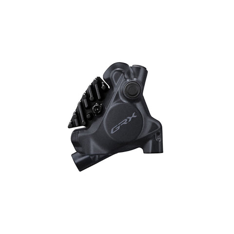 Shimano, GRX BR-RX410, Road Hydraulic Disc Brake, Front, Flat mount, 140 or 160mm (not included), 109g, Black