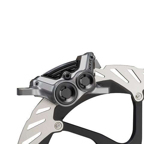 Shimano, XTR BR-M9220, MTB Hydraulic Disc Brake, Front or Rear, Post mount, Disc: Not included, 294g, Black