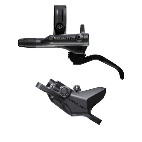 Shimano, Deore BL-M6200 / BR-6200, MTB Hydraulic Disc Brake, Front, Post mount, Disc: 200 or 220mm (not included), Black, EM62001JLFPMA100