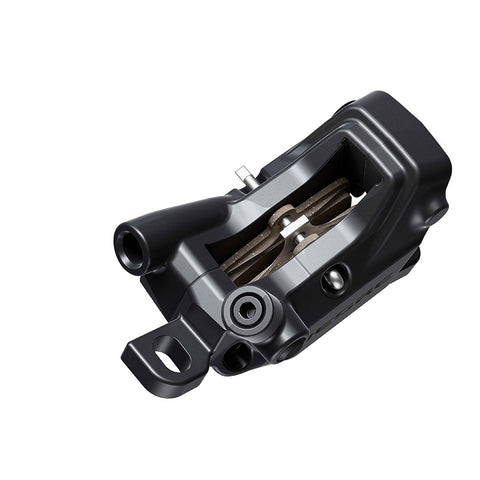 Shimano, BR-M6200, MTB Hydraulic Disc Brake, Front or Rear, Post mount, Disc: 200 or 220mm (not included), Black, EBRM6200MPMX