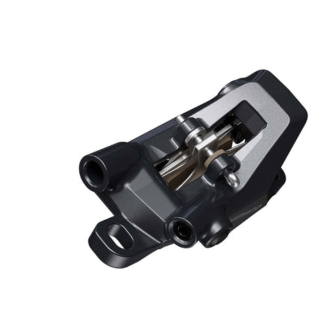 Shimano, BR-MT600, MTB Hydraulic Disc Brake, Front or Rear, Post mount, Disc: 200 or 220mm (not included), Black, EBRMT600MPRX