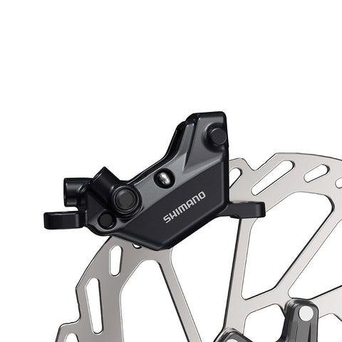 Shimano, BR-MT600, MTB Hydraulic Disc Brake, Front or Rear, Post mount, Disc: 200 or 220mm (not included), Black, EBRMT600MPRX