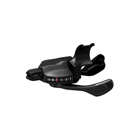 Shimano, CUES SL-U8000-11IR, Trigger Shifter, Speed: 11, Combination: I-Spec II, Black, ISLU800011IRAP