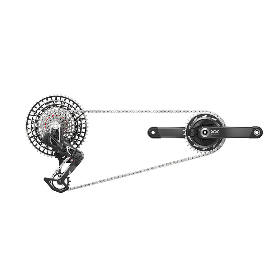 SRAM, XX SL T-Type Powermeter D2, Build Kit, 175mm