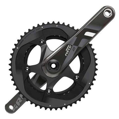 SRAM, Force22, Crankset, 11sp, 172.5mm, 34/50, BCD: 110, GXP, CL: 44.5mm, Black, 808g
