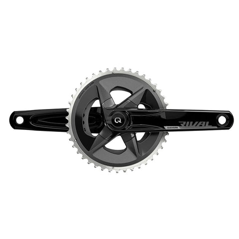 SRAM, Rival D1 Quarq Wide 2x, Power Meter Crankset, Speed: 12, Spindle: 28.99mm, BCD: 94mm, 43/30, DUB, 175mm, Black, Road Disc