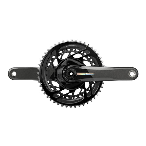 SRAM, Force D2 2x, Crankset, Speed: 12, Spindle: 28.99mm, BCD: Direct Mount, 48/35, DUB, 175mm, Black, Road Disc