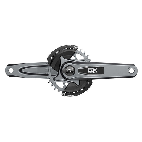 SRAM, GX Eagle Powermeter D1, Power Meter Crankset, Speed: 12, Spindle: 28.99mm, BCD: Direct Mount SRAM 8 Bolt, 32, DUB, 175mm, Grey, Boost
