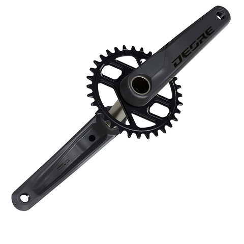 Shimano, Deore FC-M6200-1, Crankset, Speed: 12, Spindle: 24mm, BCD: Direct Mount Shimano, 30, Hollowtech II, 165mm, Black, Boost, EFCM6200AXA0