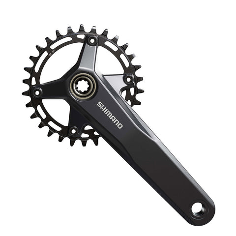 Shimano, FC-MT520-1, Crankset, Speed: 12, Spindle: 24mm, BCD: Direct Mount Shimano, 30, Hollowtech II, 165mm, Black, Boost, EFCMT520AXA0