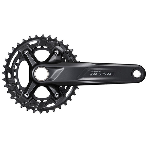 Shimano, FC-M4100-2, Crankset, Speed: 10, Spindle: 24mm, BCD: 64/96, 26/36, Hollowtech II, 170mm, Black, EFCM41002BCX66