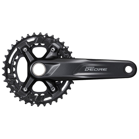 Shimano, FC-M4100-2, Crankset, Speed: 10, Spindle: 24mm, BCD: 64/96, 26/36, Hollowtech II, 170mm, Black, EFCM41002BCX66