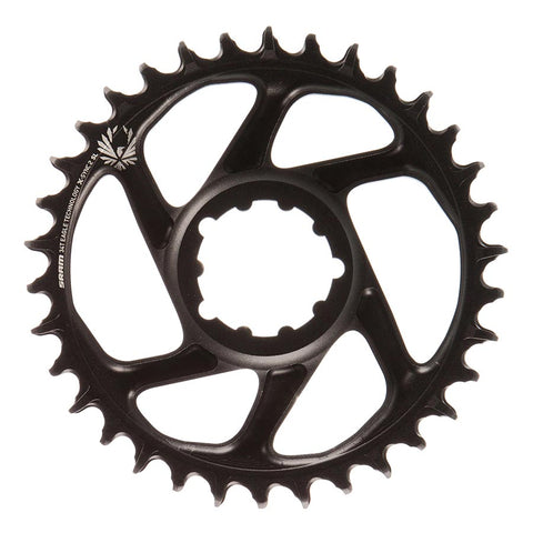 SRAM, X-SYNC 2 SL 6mm, Chainring, Teeth: 34, Speed: 11/12, BCD: Direct Mount, Single, Aluminum, Black